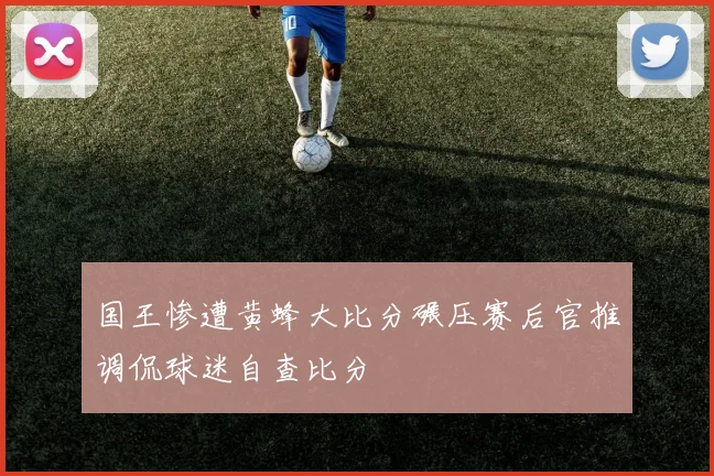 国王惨遭黄蜂大比分碾压赛后官推调侃球迷自查比分